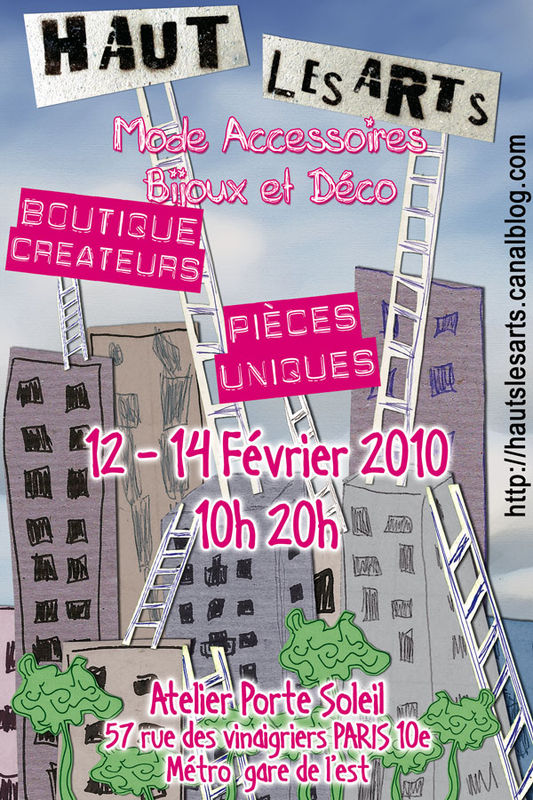 Flyer Expo Février 2009 - Haut les Arts